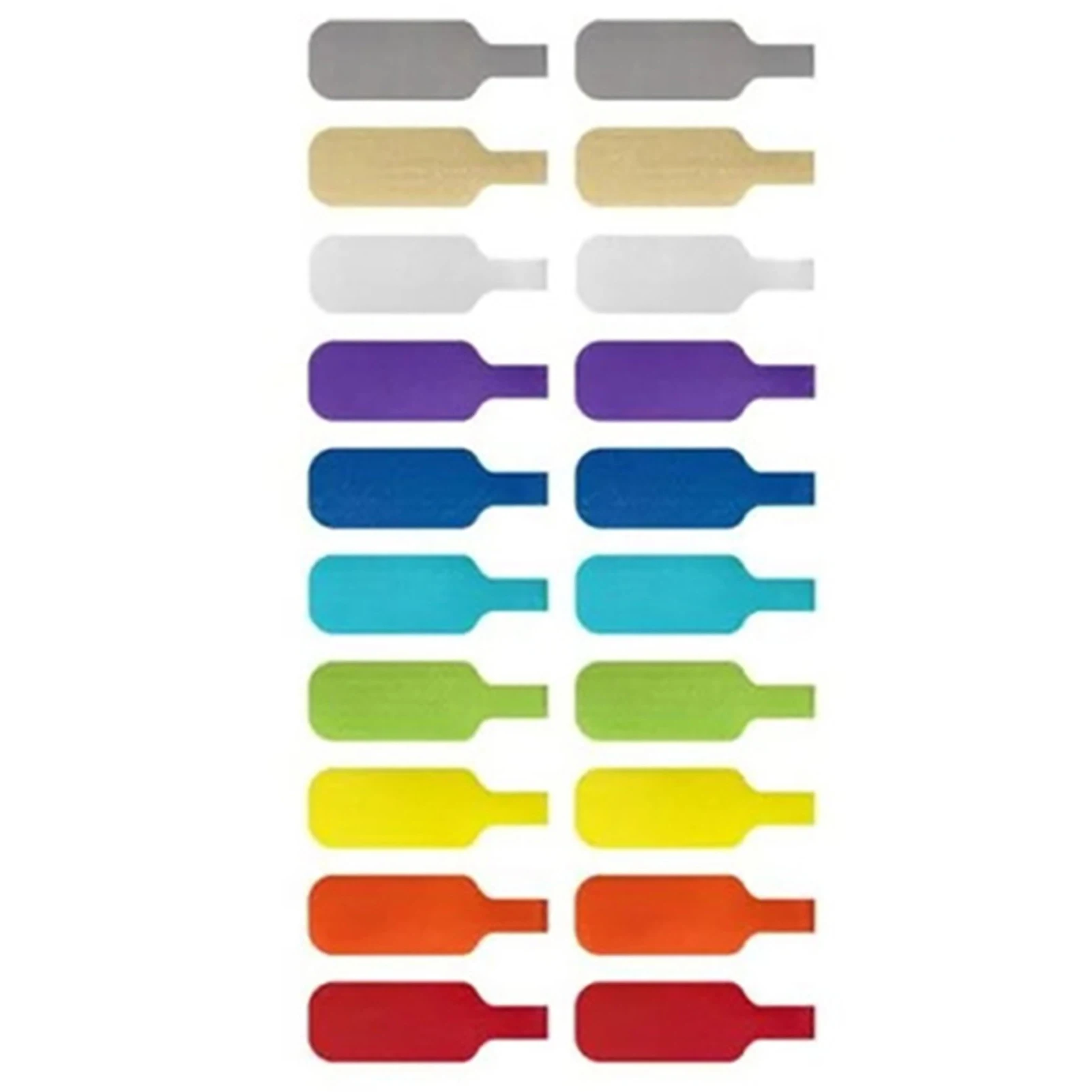 

20-Pcs Garden Plant Tags Multicolor Plant Name Labels Reusable Plant Tags Easy To Write Multicolor Garden Stake Tags For