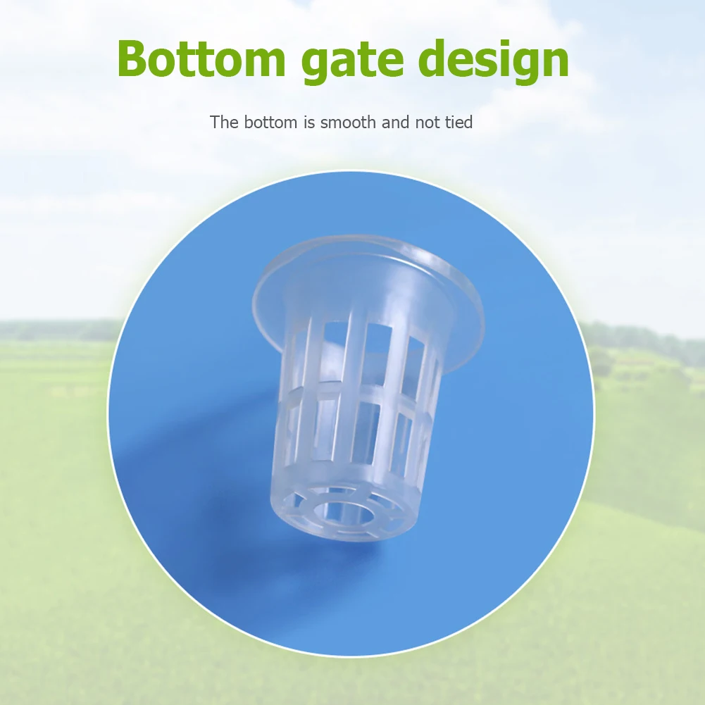 

Soilless Hydroponic Mesh Pot Seedlings Clone Nursery Planting Net Cup Basket Easily Carrying Part Eco-friendly Tool