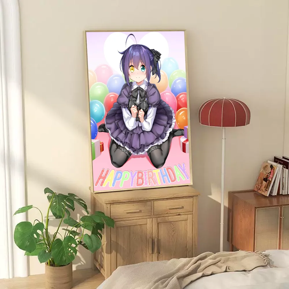 Chuunibyou Demo Koi Ga Shitai Rikka Takanashi Vintage Posters Sticky Room Home Bar Cafe Decor Kawaii