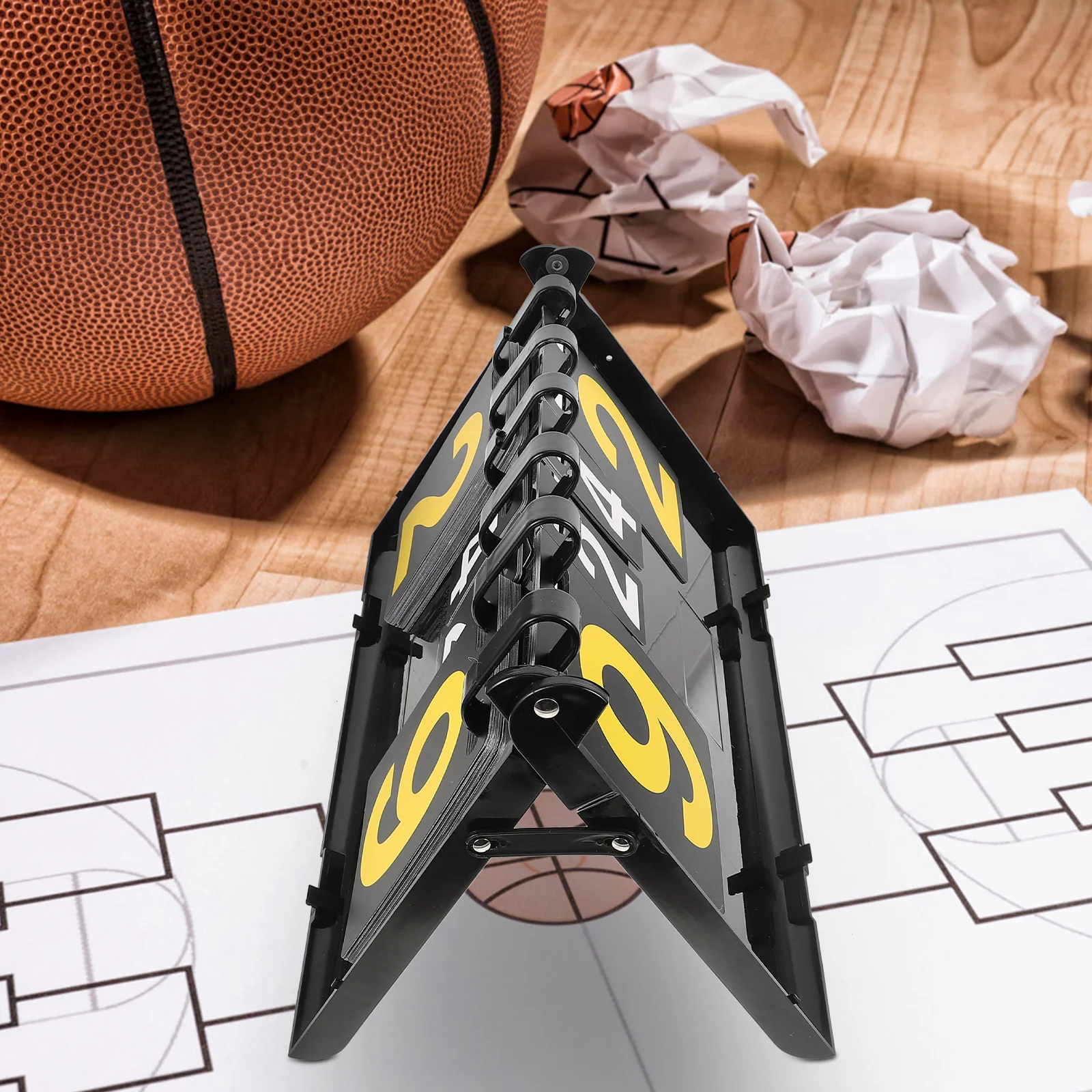 Детская многофункциональная игровая баскетбольная коробка с откидной крышкой