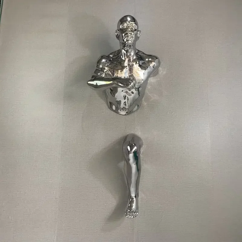 Гальваника через стену Фигурка настенная подвеска Трехмерная скульптура из