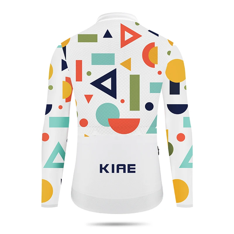 Велосипедная одежда KIAE с длинным рукавом для мужчин и женщин цветные дорожные