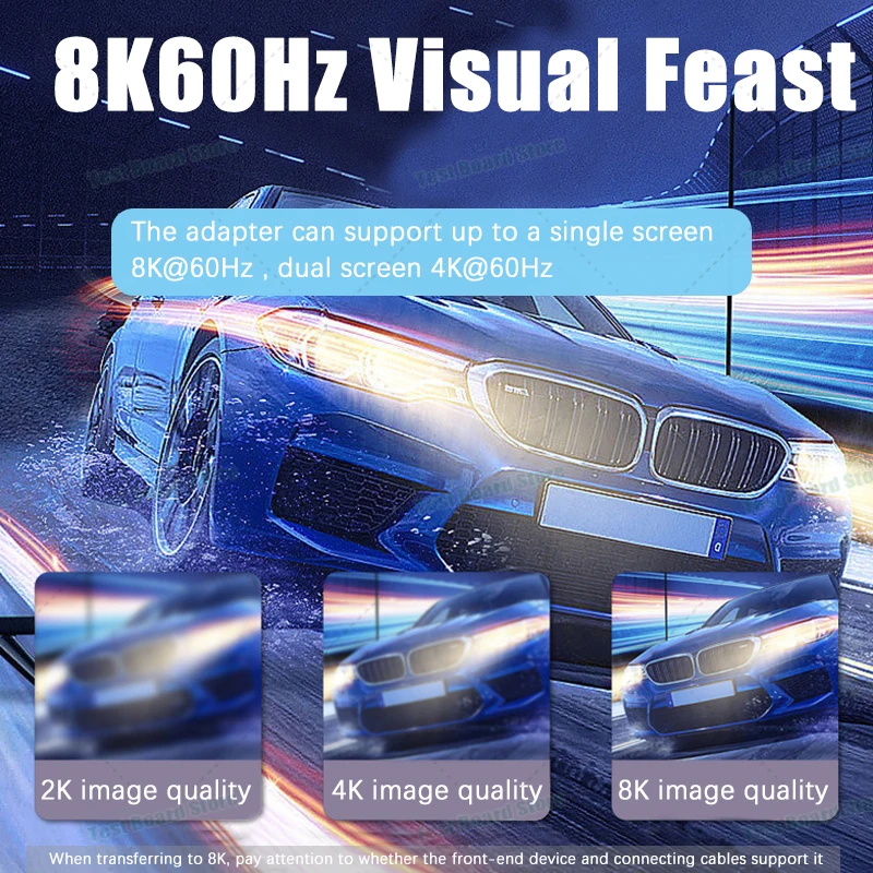 1Pce PD100W Type-C к Штекерный и гнездовой зарядный преобразователь данных USB4 40 Гбит/с