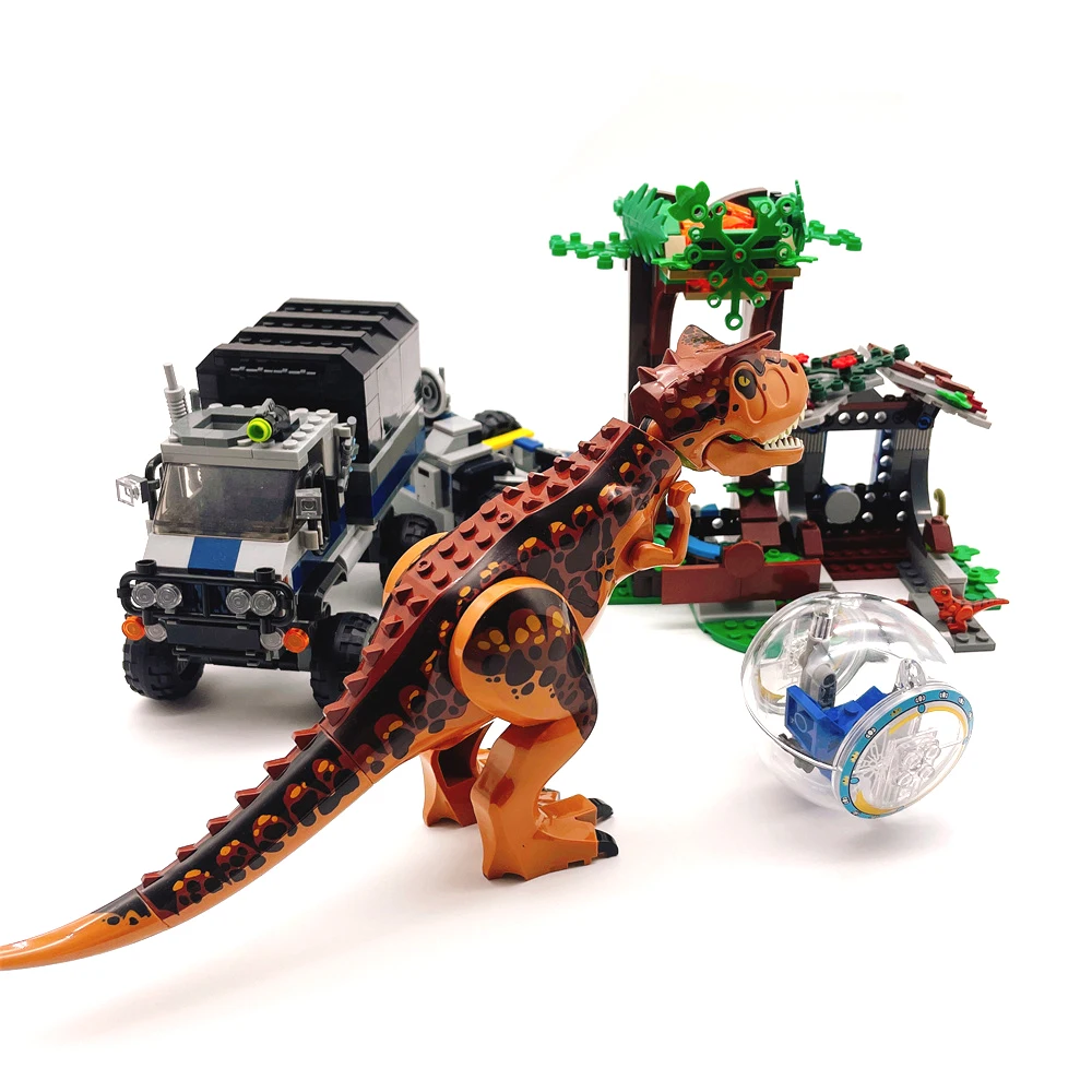 2022 Jurassic Dinosaur Gyrosaurus Ankylosaurus Toothless Pterosaur Escape Animal Park Bricks Toys For Children Christmas Gift |