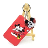 mickey mouse creative cartoon key chain charm metal couple bag car key ring jewelry gift