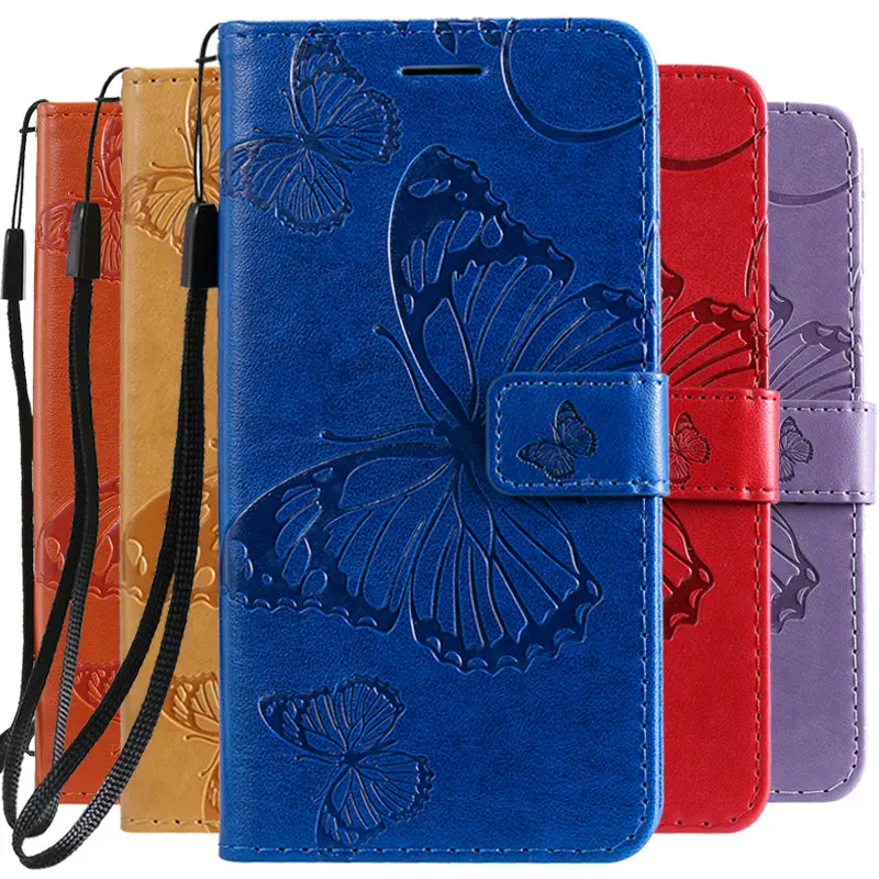 

For LG Stylo 7 5G 2021 Protective Case 3D Butterfly Wallet Card Slot Phone Holder Shell for LG Stylo 7 Case Stylo7 4G Flip Cover