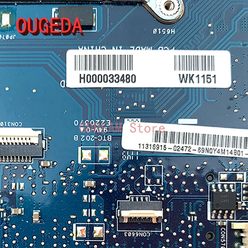 Материнская плата OUGEDA H000033480 для ноутбука Toshiba Satellite C675 C670 материнская HM65 GMA HD DDR3