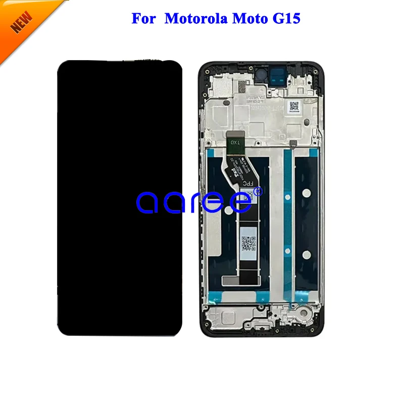 Фото Оригинальный ЖК-экран для Motorola Moto G15, ЖК-дисплей для Motorola G15, ЖК-экран, сенсорный дигитайзер в сборе №1
