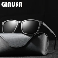 tr90 ultra light frame men sunglasses polarized driving fishing square vintage sun glasses luxury brand designer eyewear uv400