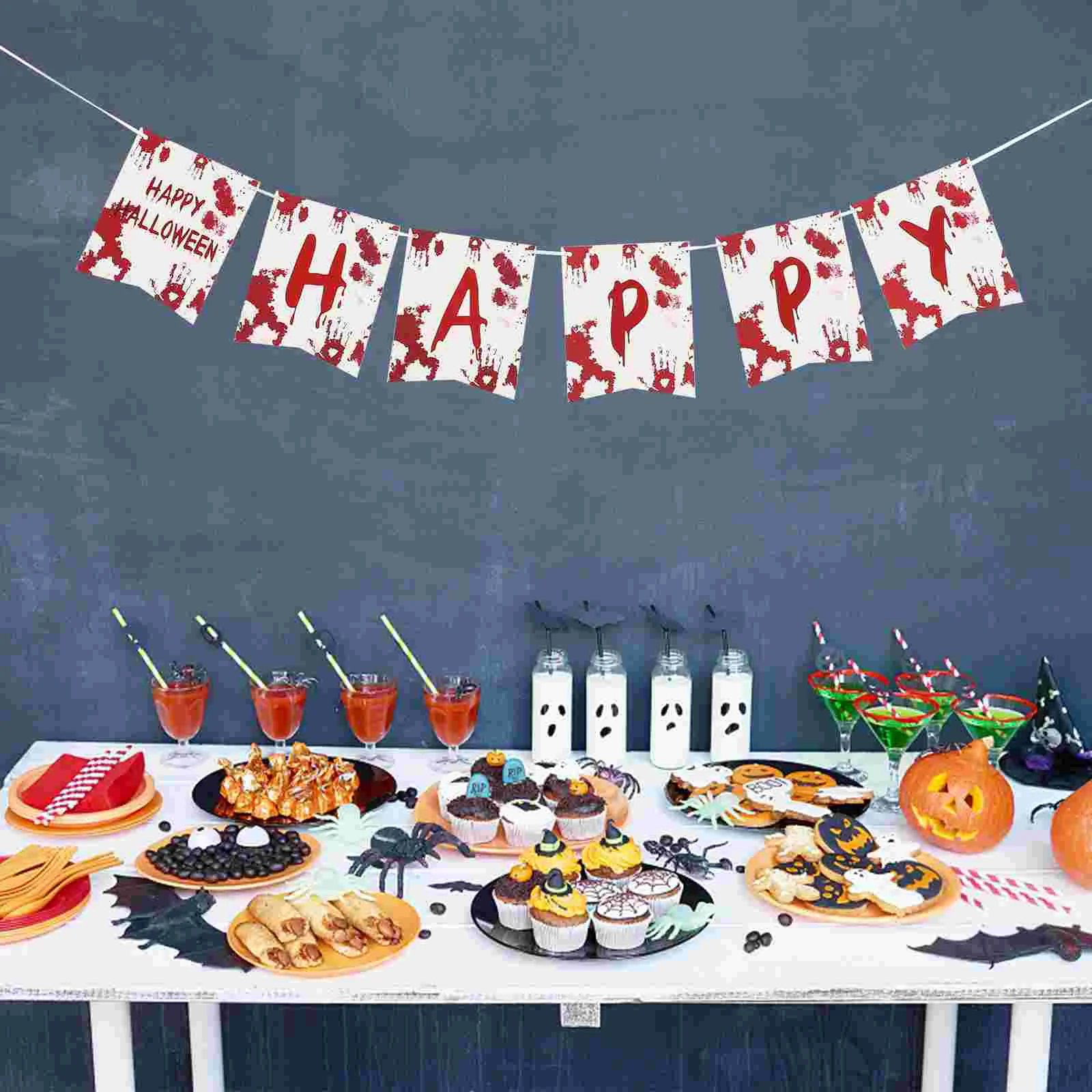 

1 Set Disposable Paper Tableware Food Serving Tableware Party Prop