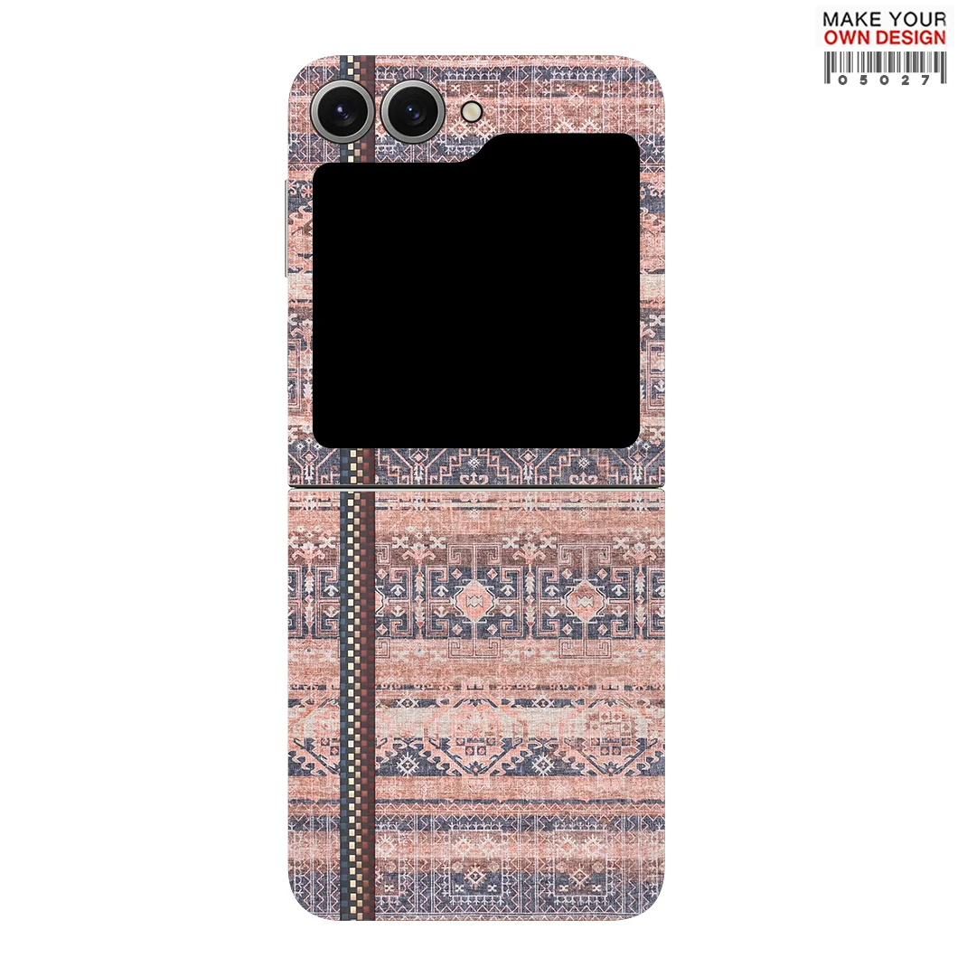 HM Colorful Sticker for Samsung Galaxy Z Flip6 5 4 3 5G Back Screen Protector Hing Skin Protective Film