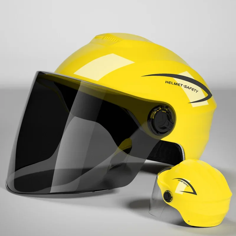 Дышащая Солнцезащитная шляпа мотоциклетный шлем на все сезоны с педалями защита