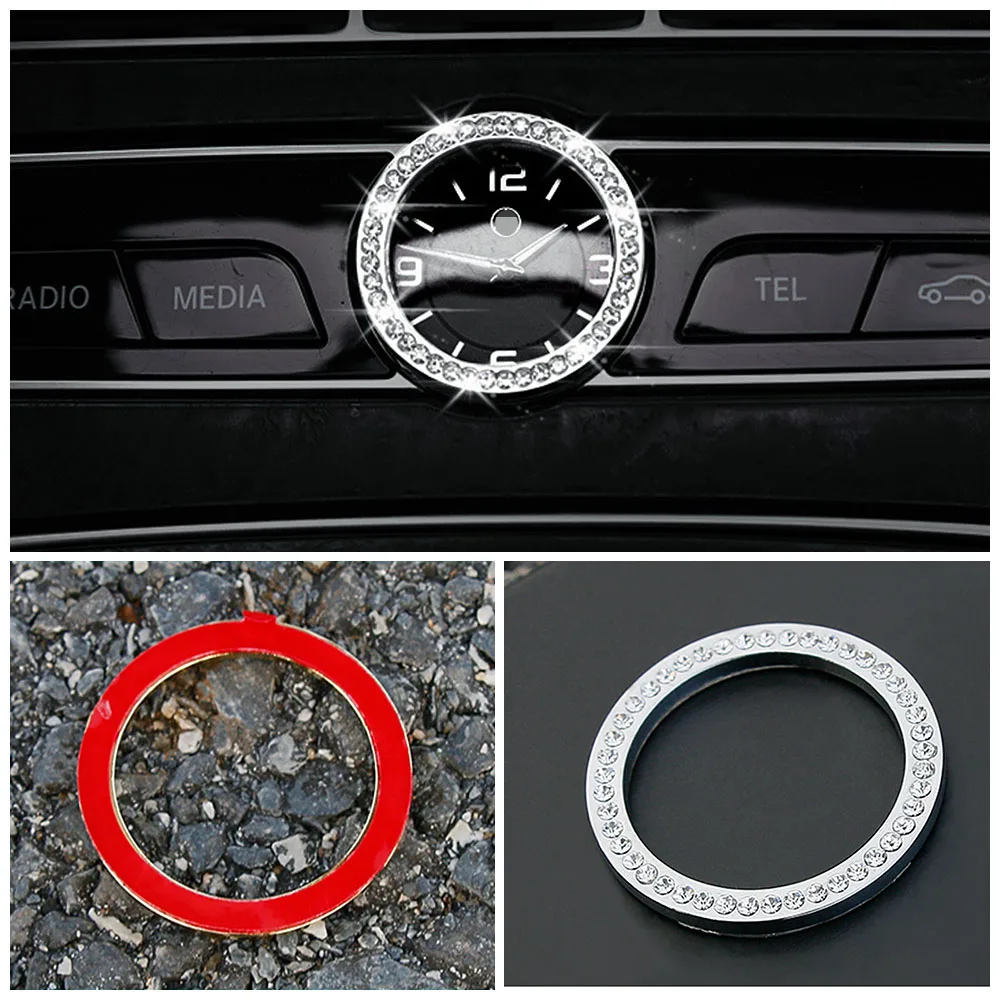 Для Mercedes Benz E Class W213 2016-2019 рамка для часов центральной консоли искусственная