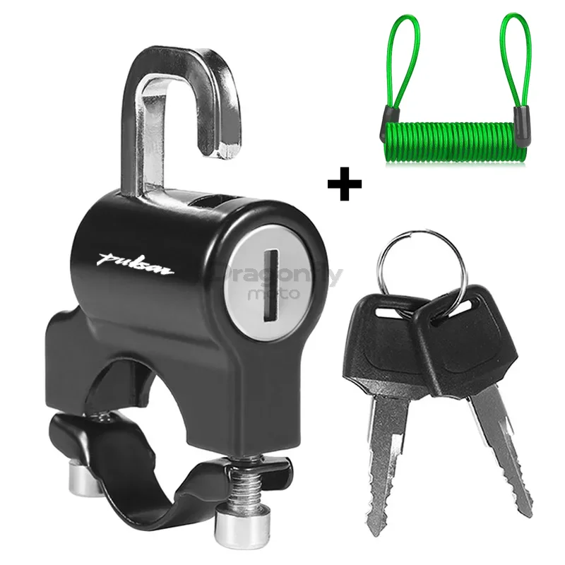 

Для Bajaj Pulsar 200 NS/200 RS/200 AS 200RS 200NS 200AS замок для мотоциклетного шлема руль фиксированный противоугонный замок для шлема с ключом