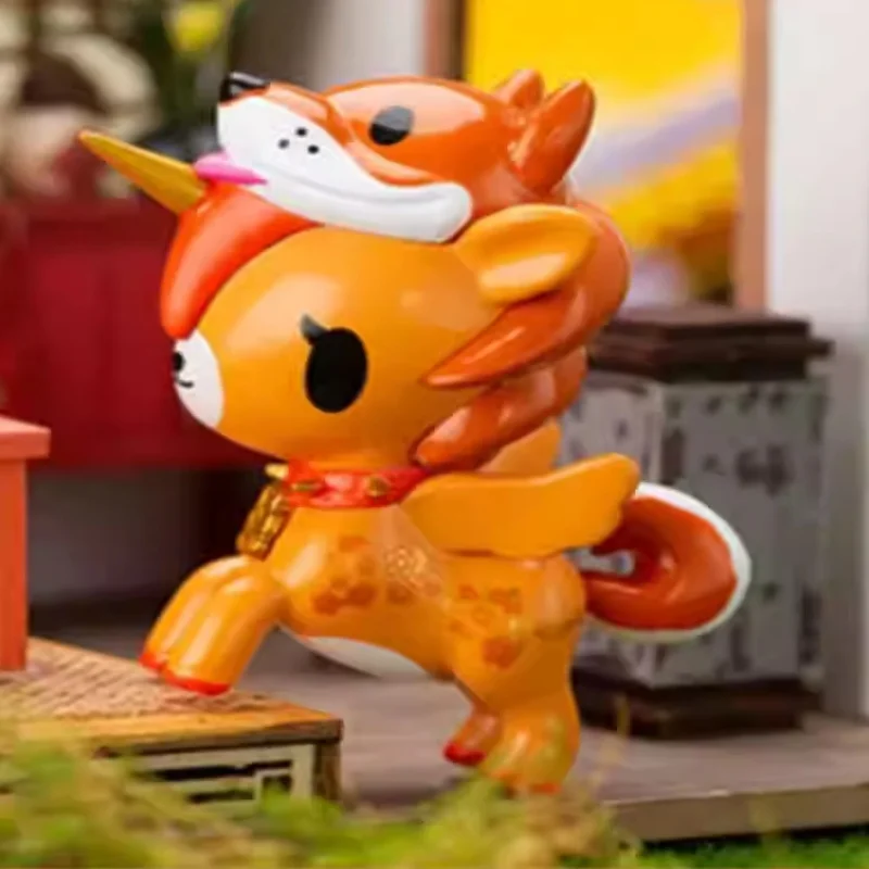 Горячая слепая коробка игрушка Tokidoki сумка единорог зодиак страж аниме фигурка