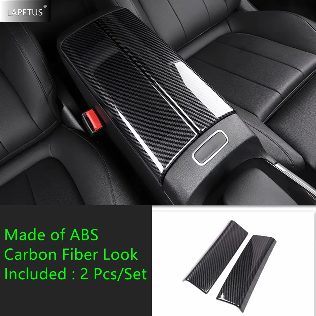 Для Benz GLB 180 200 X247 2020-2024 углеродное волокно центральная консоль подлокотник ящик