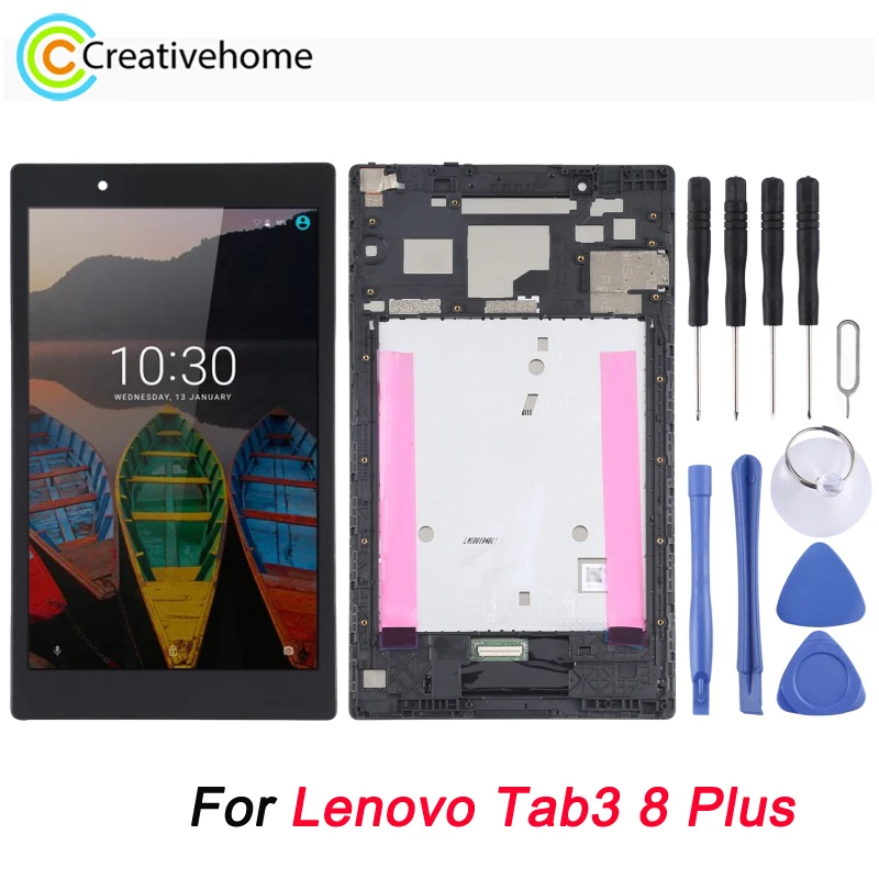 Высококачественный ЖК-экран и дигитайзер в сборе для Lenovo Tab3 8 Plus / TB-8703 / TB-8703F / TB-8703N / TB-8703X