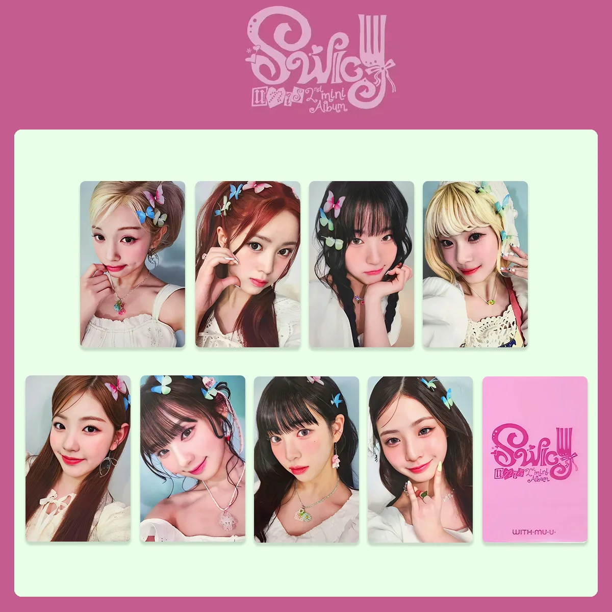 

Фотокарточки KPOP UNIS SWICY 2-й альбом