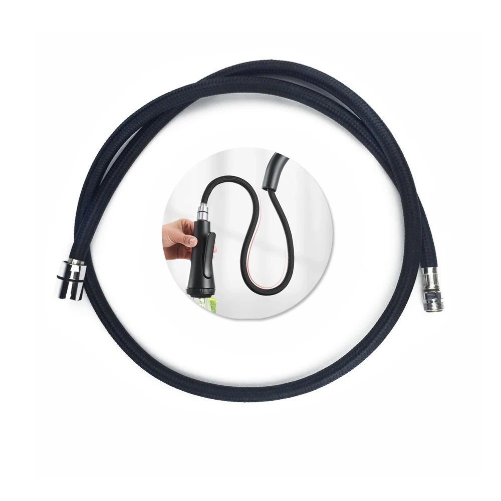 Универсальный шланг для кухонного смесителя с нейлоновой оплеткой 80-150 см |