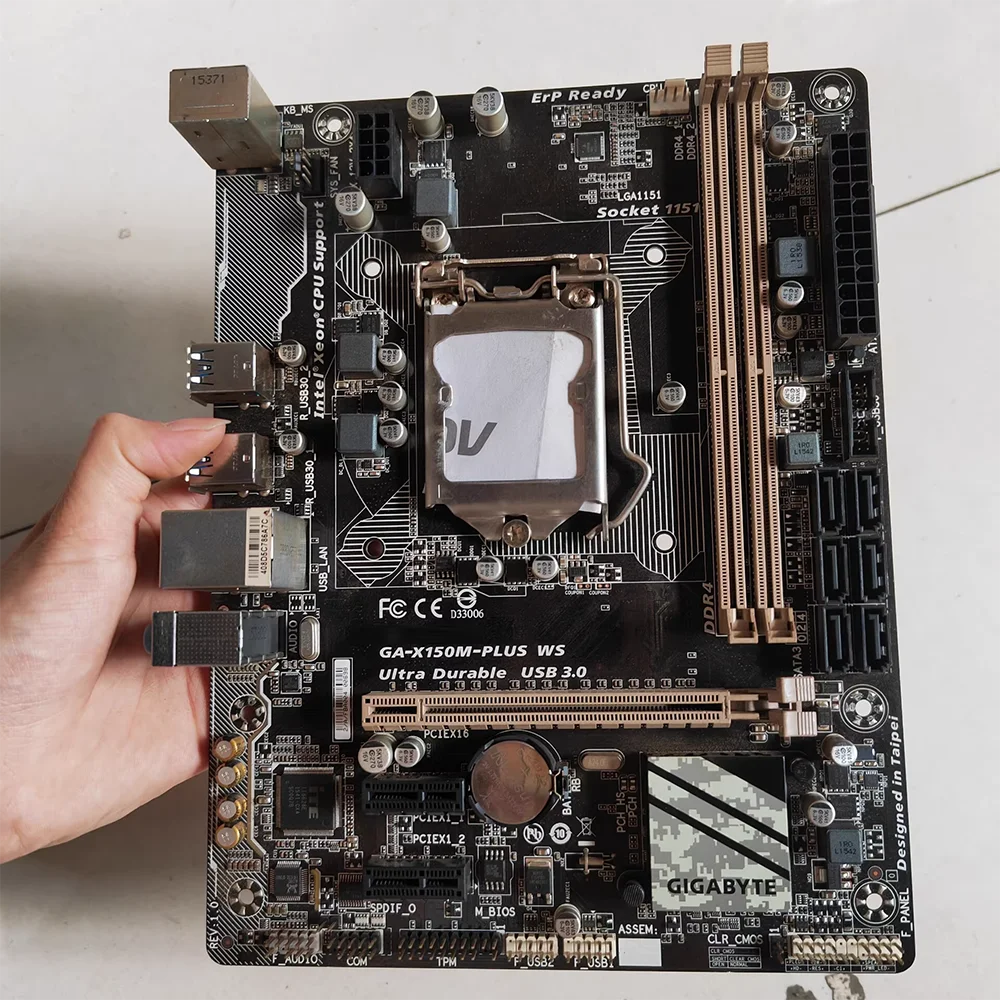 Для Giga-byte GA-X150M-PLUS WS все твердотельные материнские платы X150 поддержка памяти DDR4