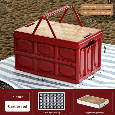 Складной ящик для хранения MA белый полипропилен