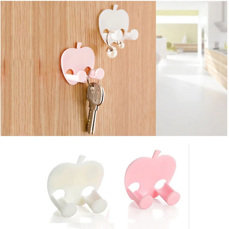 

Multifunctional Hook Plug Finishing Bracket Apple-type Socket Power Cord Storage Rack White Pink Decorative Wall Hooks Organizer