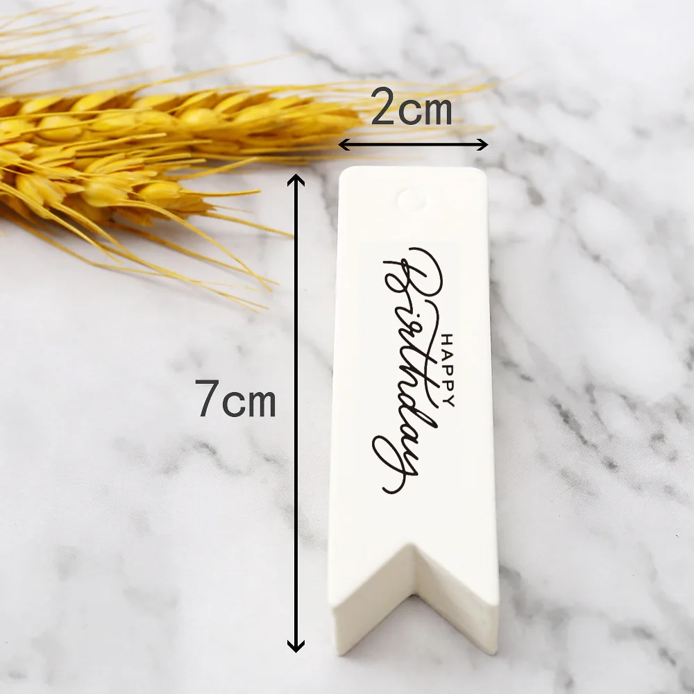 

Подарочные бирки "С днём рождения", белые, бумага, 50 шт.