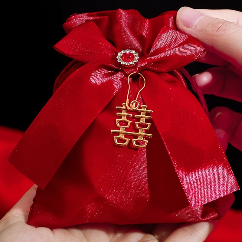 

20pcs wholesale and distribution of wedding special wedding candy bags gauze bags wedding banquet wedding candy boxes gift bags
