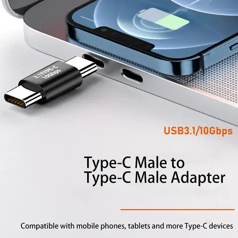 Переходник OTG Type C «папа»-«папа» USB Type C «папа»