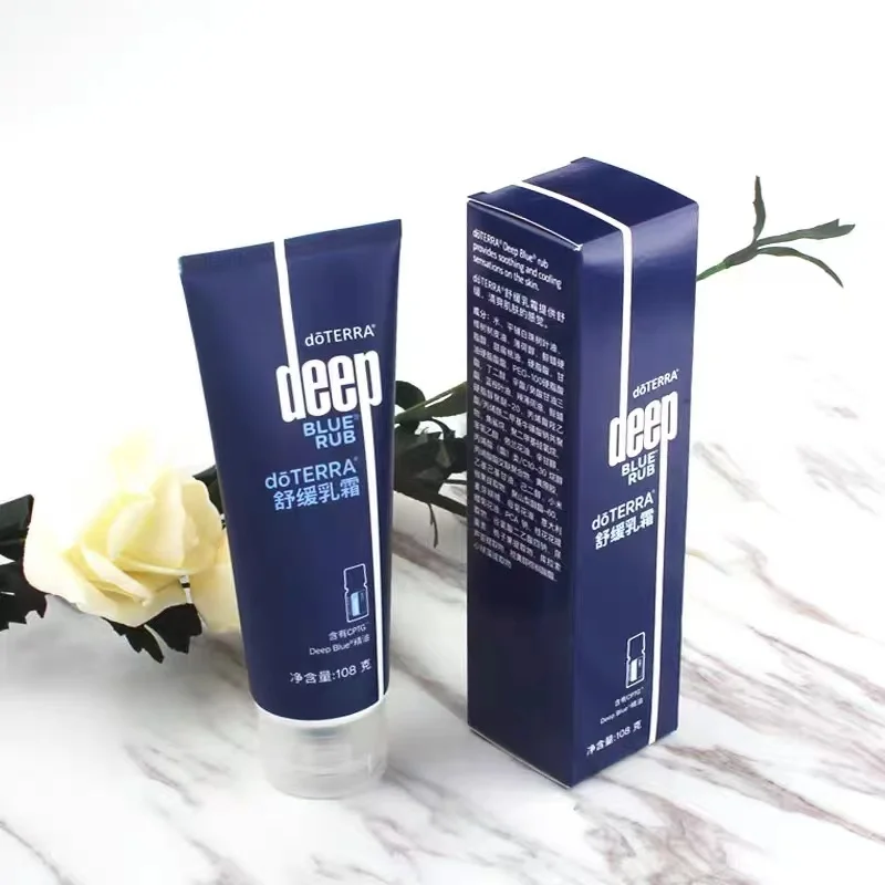 120ml brand body cream creme deep blue rub doterra with proprietary cptg deep blue essential oil blend for body