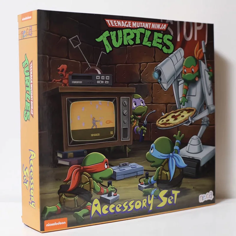 Фото NECA Teenage Mutant Ninja Turtle Фигурка Манга TMNT Фигурка Аниме Фигурки Набор Модель Периферийные устройства Оригинальный подарок для детей №4