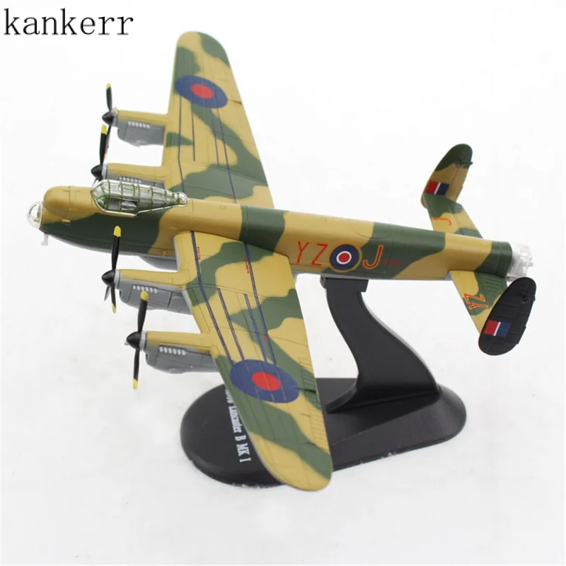 

Scale 1/144 Fighter Model, UK Avro 691 Lancastrian Military Aircraft Replica Aviation World War WW2 Plane Toy for Boy