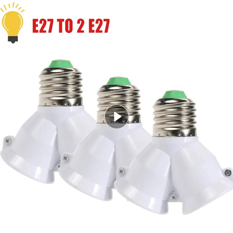 

3 шт., 2 в 1, двойная розетка E27