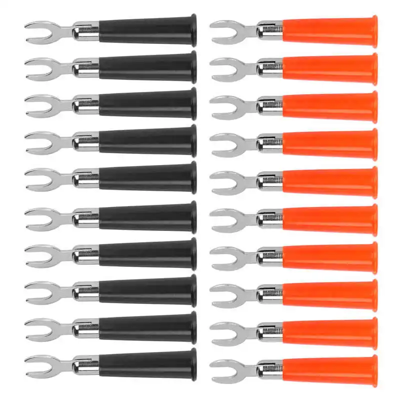 

U Fork Spade Connector Good Conductivity Banana Y Spade Plug for Vehicles for Solar Cells