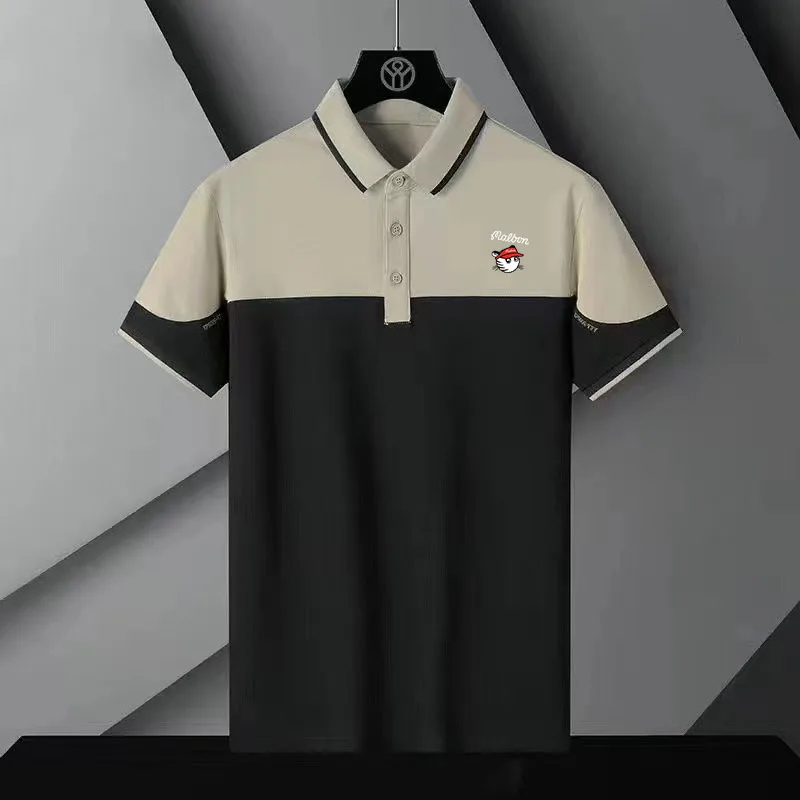 

2023 men golf wear Men Golf clothing summer men's golf t-shirt comfortable soft breathable Men's Tops Short Sleeves Golf