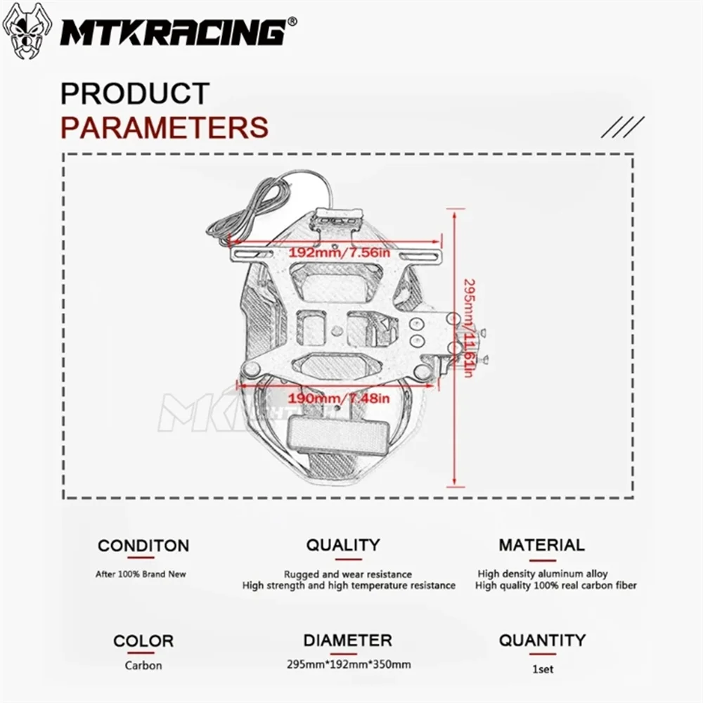MTKRACING для YAMAHA MT-10 YZF-R1/R1M 2015-2024 мотоциклетное крыло заднего колеса брызговик