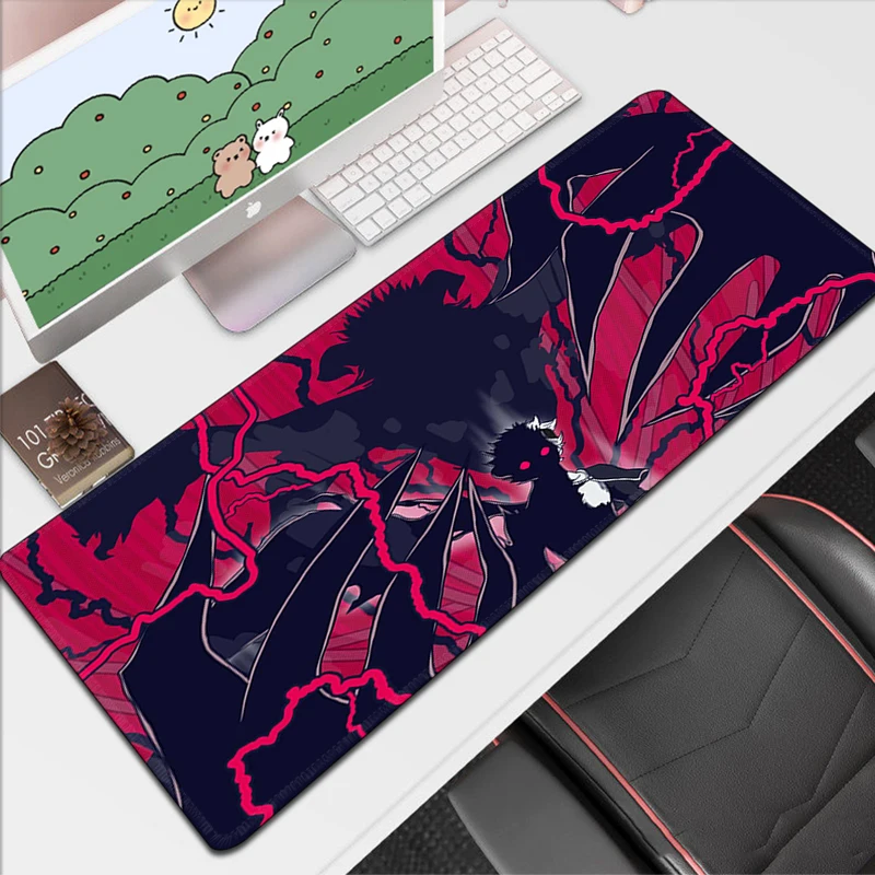 

Gaming Accessories Black Clover Xxl Mouse Pad Mats Desk Mat Large Mousepad Gamer Cabinet Games Carpet Anime Mause Kawaii Pc Cute