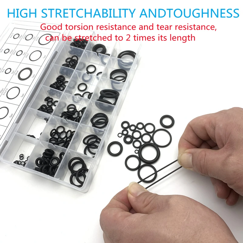 Набор резиновых уплотнительных колец 18 размеров 225 шт. |