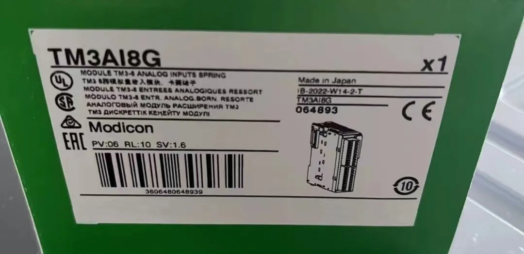 

New TM3AI4G TM3AI8G 8 Inputs (Spring) 24VDC