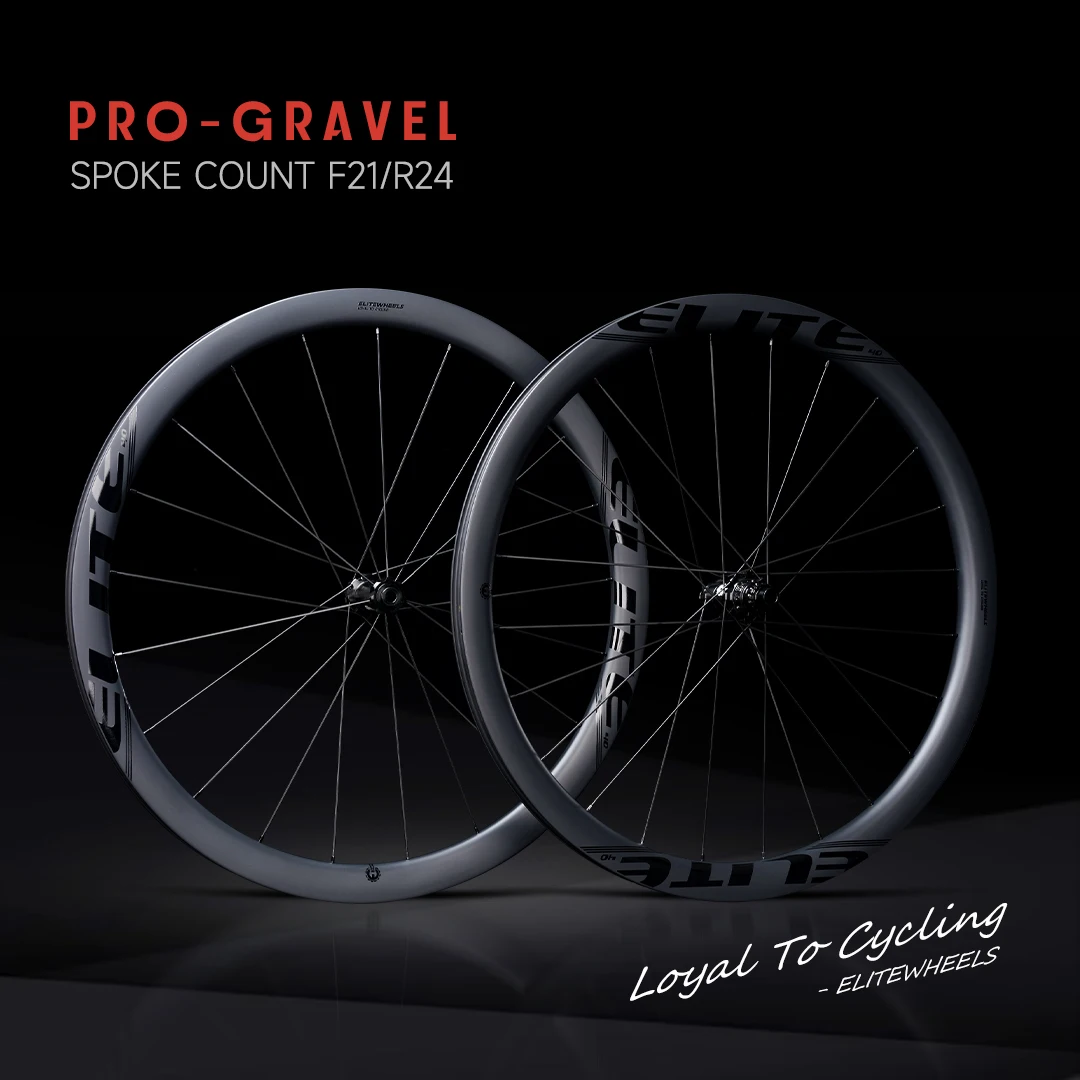 ELITEWHEELS PRO GRAVEL 700C Карбоновая колесная пара внутренний 24 мм дисковый тормоз с