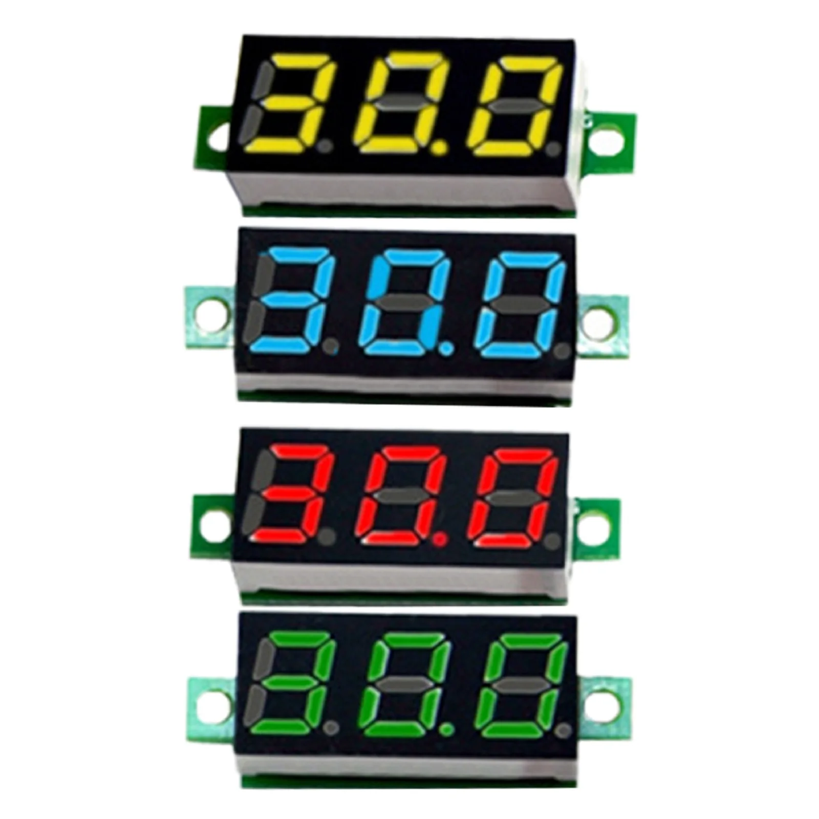 

0.28-inch LED Minimun Digital Voltmeter DC2.5-40V Reverse Connection Protection Anti -connection Protection Functions