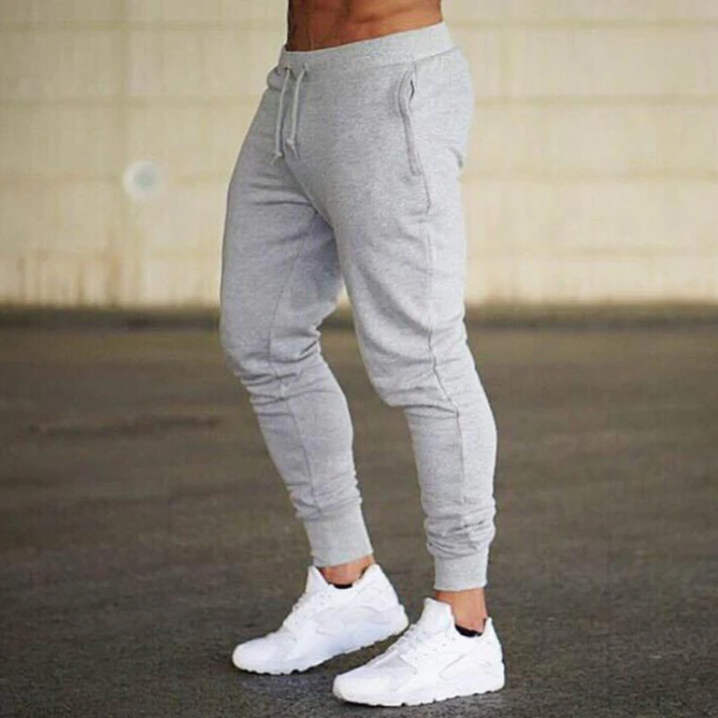 New Jogging Pants Men Sport Sweatpants Running Pants Pants Men Joggers Cotton Trackpants Slim Fit Pants Bodybuilding Trouser