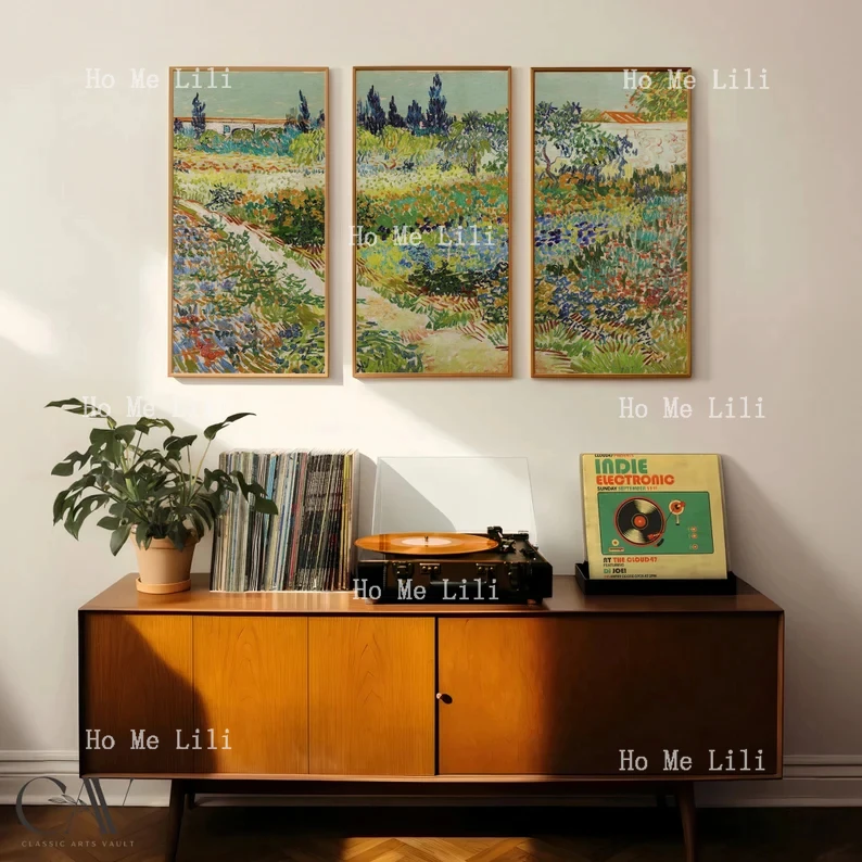 Ван Гог Принт Сад В Арле Цветочный Плакат Абстракция Искусство