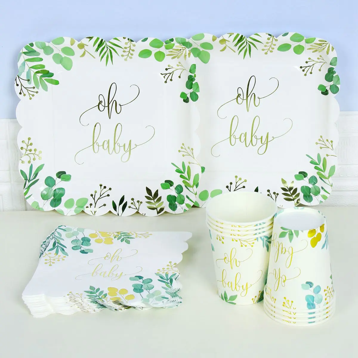 

Столовая посуда с изображением животных джунглей 1-й дикий один день рождения вечеринка Декор дети зеленый лес вечерние чные принадлежност...