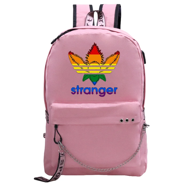 

Women Backpack Stranger Things Girls Laptop Rucksack Student Shoulder School Bag Korean Style Schoolbag Boys Bagpack Mochila
