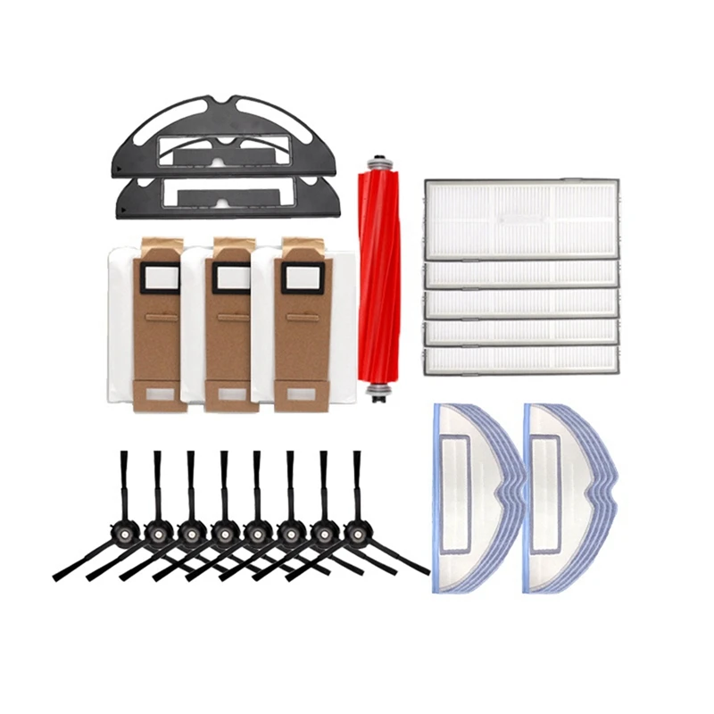 

Аксессуары для Xiaomi Roborock S7 T7S Plus, тряпка для мытья швабры, боковая щетка, Hepa фильтр, тряпка, запчасти для пылесоса