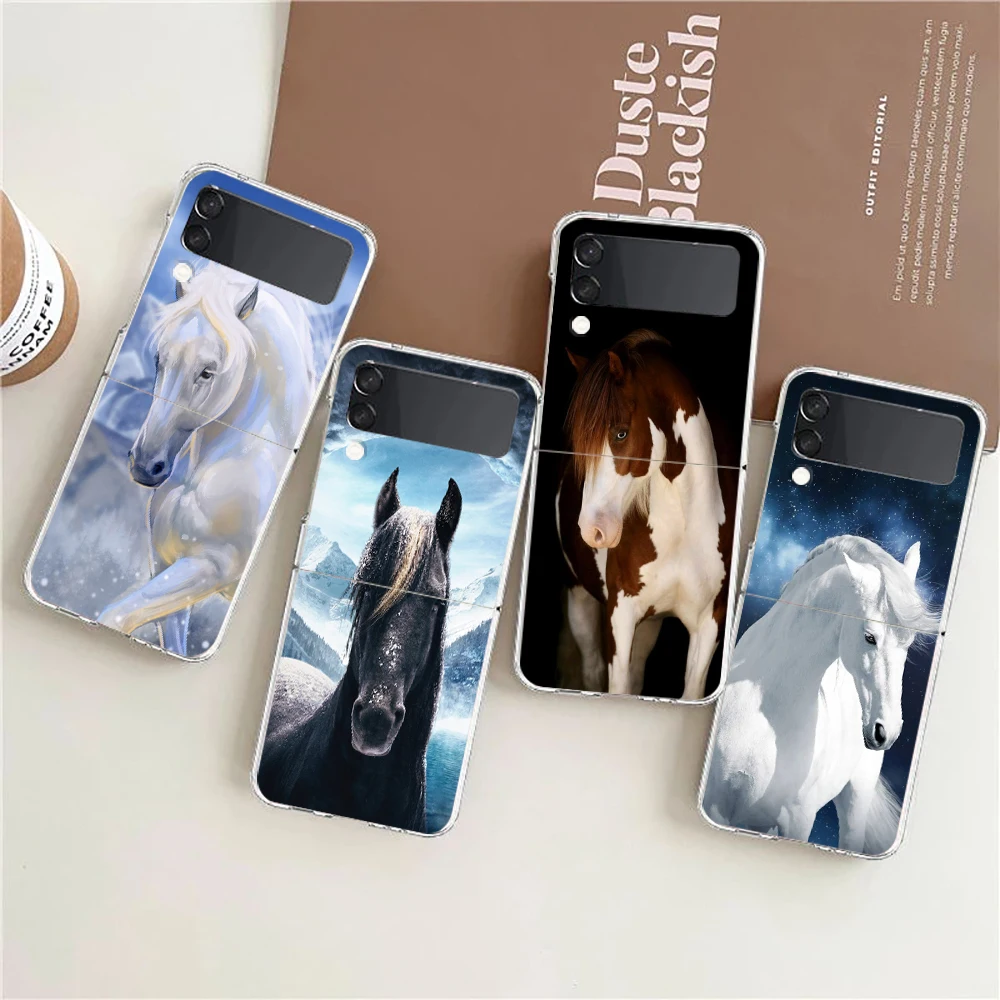 

Прозрачный чехол-книжка с рисунком животных для Samsung Galaxy Z 4