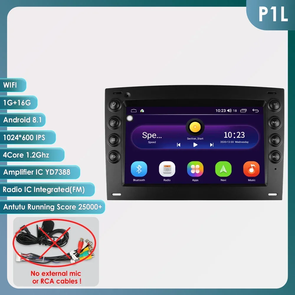 

7862 Android авто радио для Renault Megane 2 2002-2009 автомобильный радиоприемник мультимедийный видеоплеер GPS стерео Carplay DSP 2din головное устройство