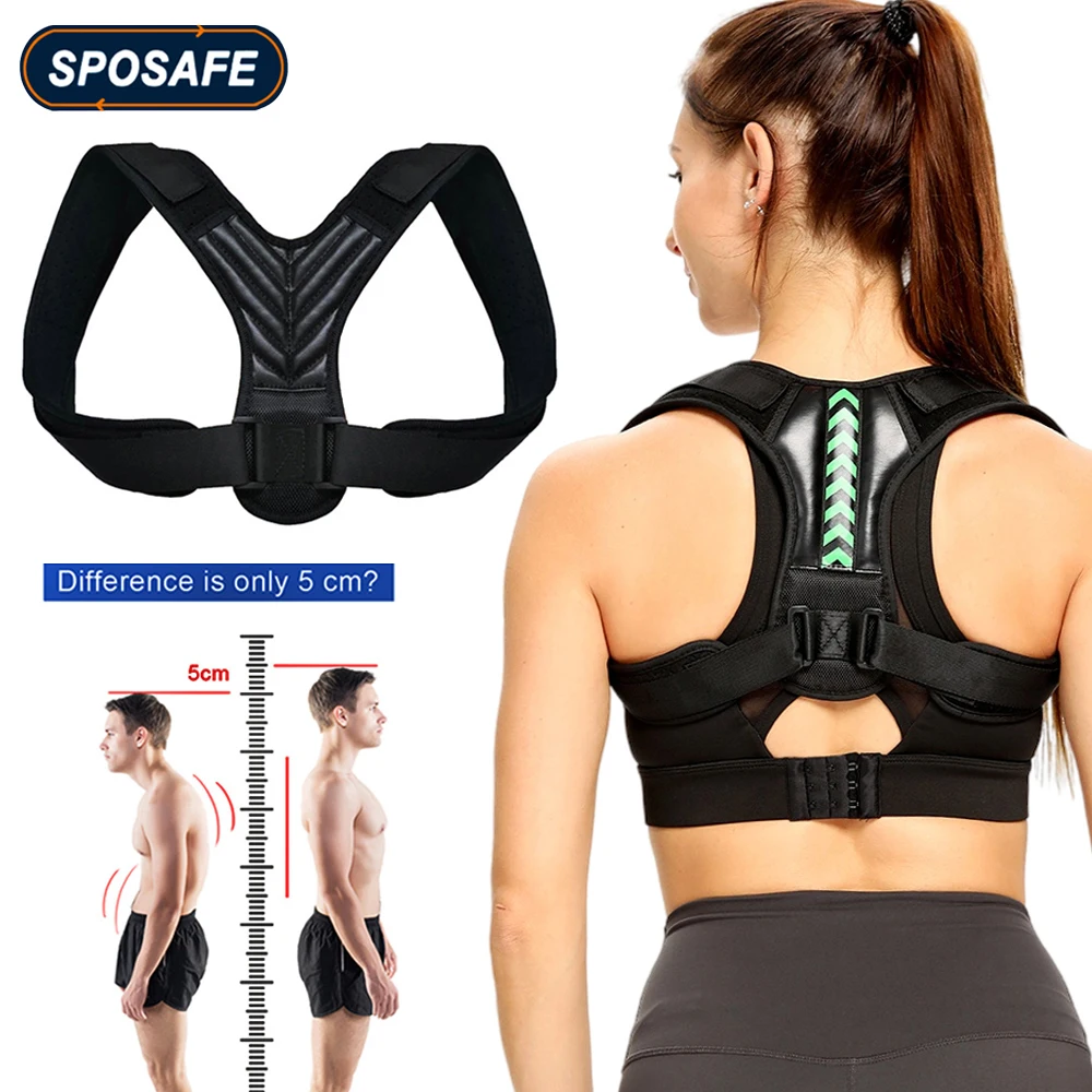 

Invisible Back Posture Corrector Belt Adjustable Clavicle Spine Back Shoulder Lumbar Posture Correction for Women Men Humpback