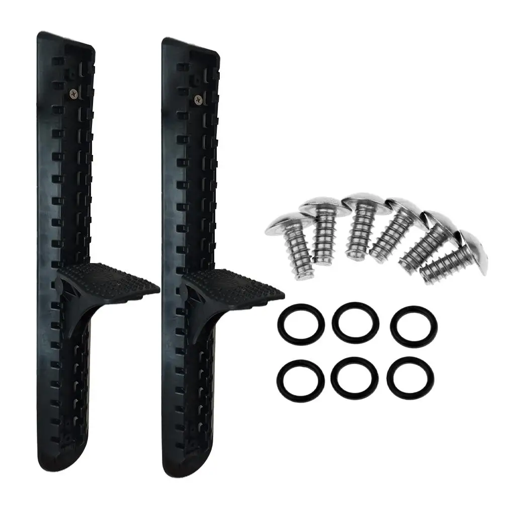

Kayak Foot Pegs Black Controlling Steering System for Direction Control